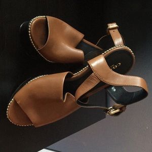 Coach platform shoes. Size 7
